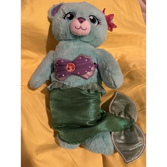 Build A Bear Disney Little Mermaid Ariel Tail & Shells Limited Edition 2014 - Picture 1 of 9